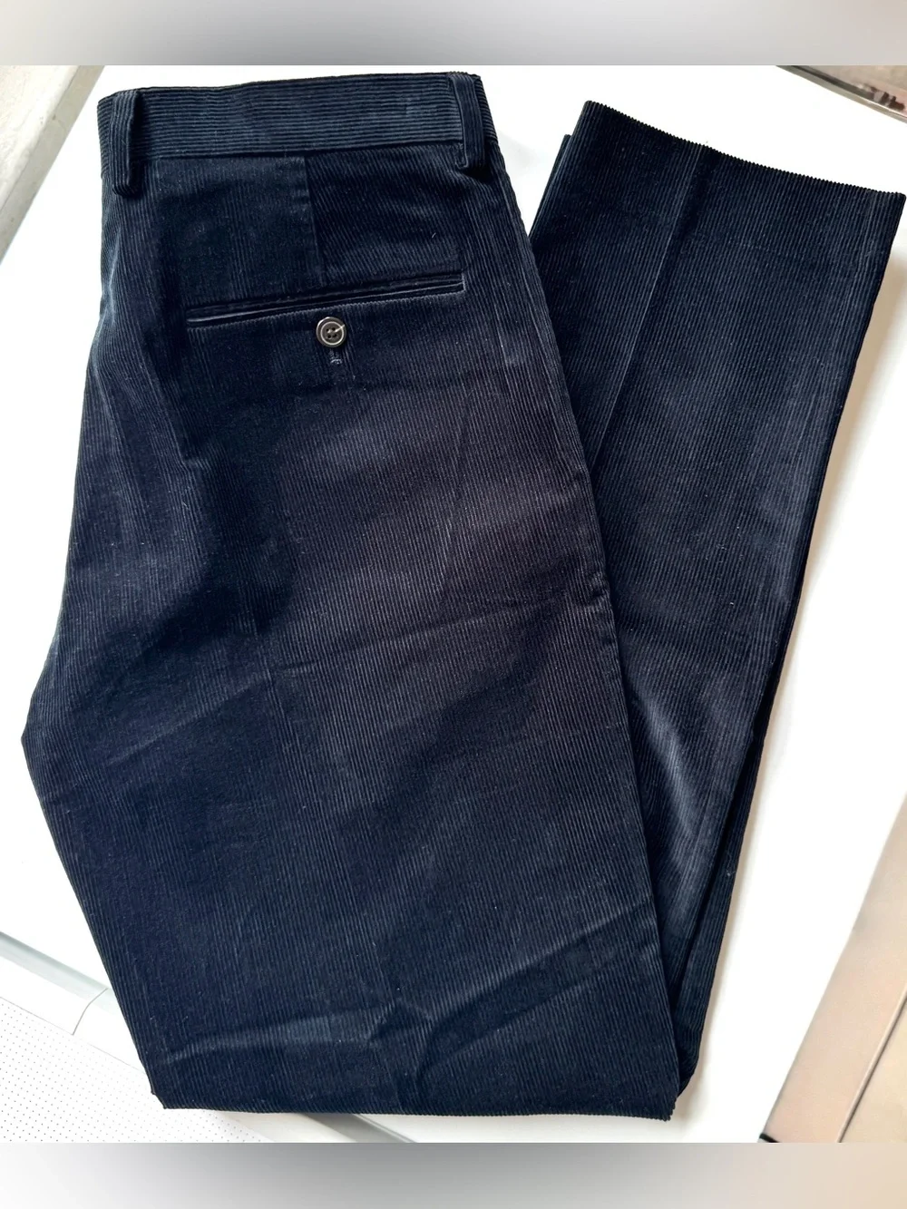 J. Crew Ludlow Premium Corduroy Navy Slim Fit Dress Pants. W31/L30 NWT! Ret $248